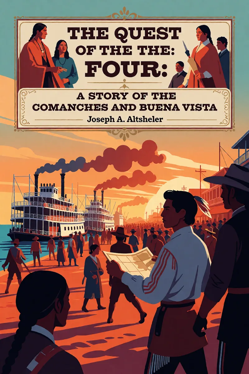 Cover of The Quest of the Four: A Story of the Comanches and Buena Vista by Joseph A. Altsheler