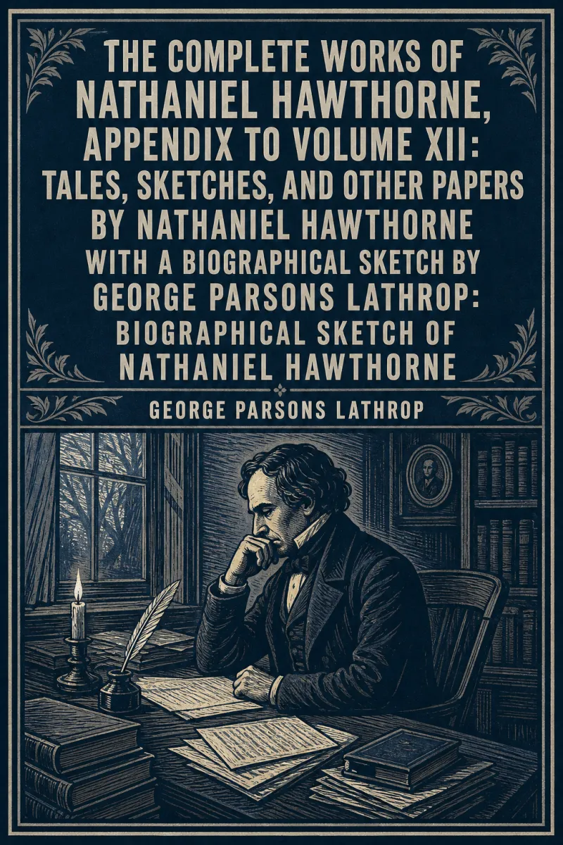 Cover of The Complete Works of Nathaniel Hawthorne, Appendix to Volume XII: Tales, Sketches, and other Papers by Nathaniel Hawthorne with a Biographical Sketch by George Parsons Lathrop: Biographical Sketch of Nathaniel Hawthorne by George Parsons Lathrop