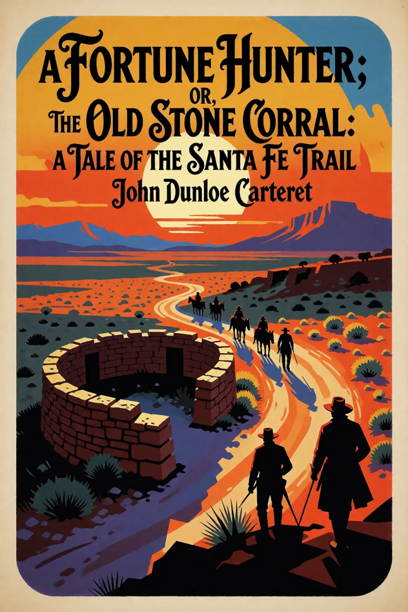 Cover of A Fortune Hunter; Or, The Old Stone Corral: A Tale of the Santa Fe Trail by John Dunloe Carteret
