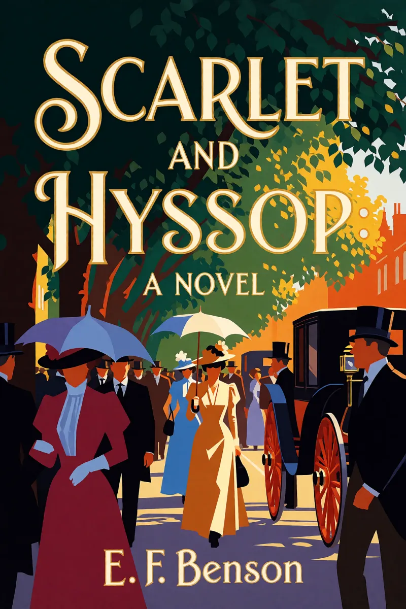 Cover of Scarlet and Hyssop: A Novel by E. F. Benson