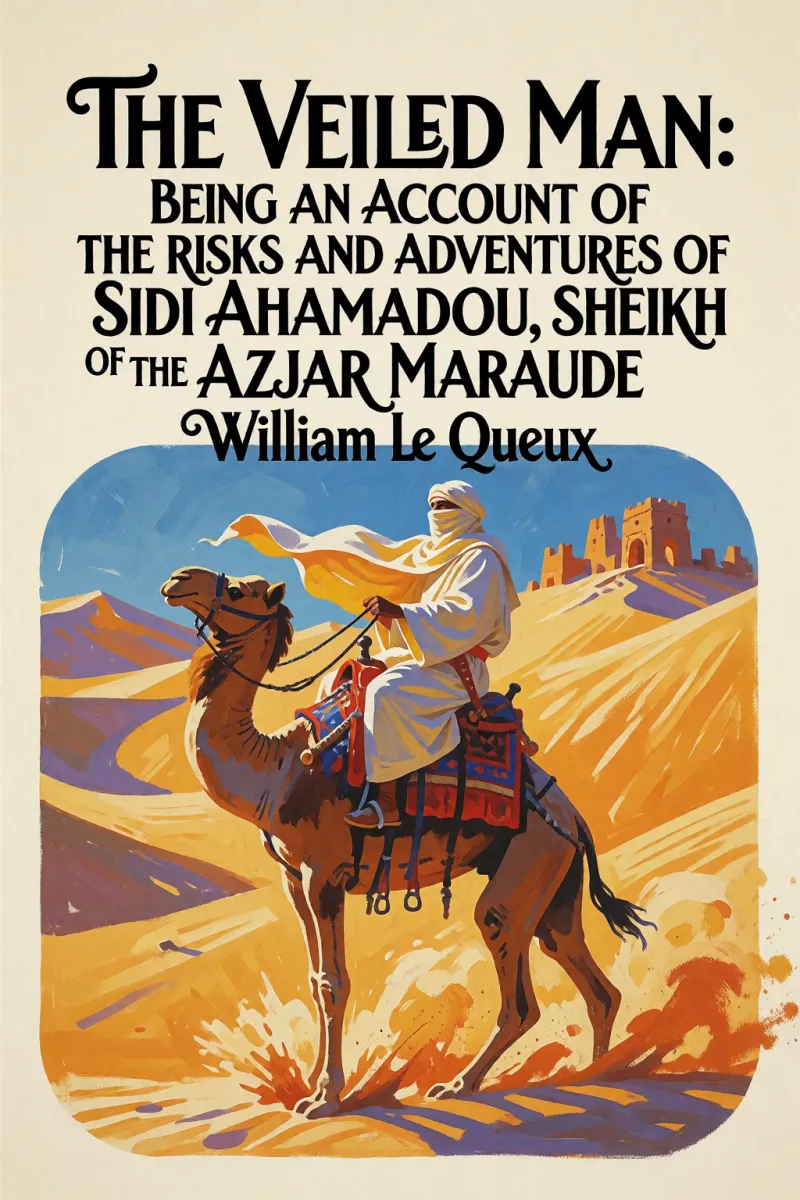 Cover of The Veiled Man: Being an Account of the Risks and Adventures of Sidi Ahamadou, Sheikh of the Azjar Maraude by William Le Queux