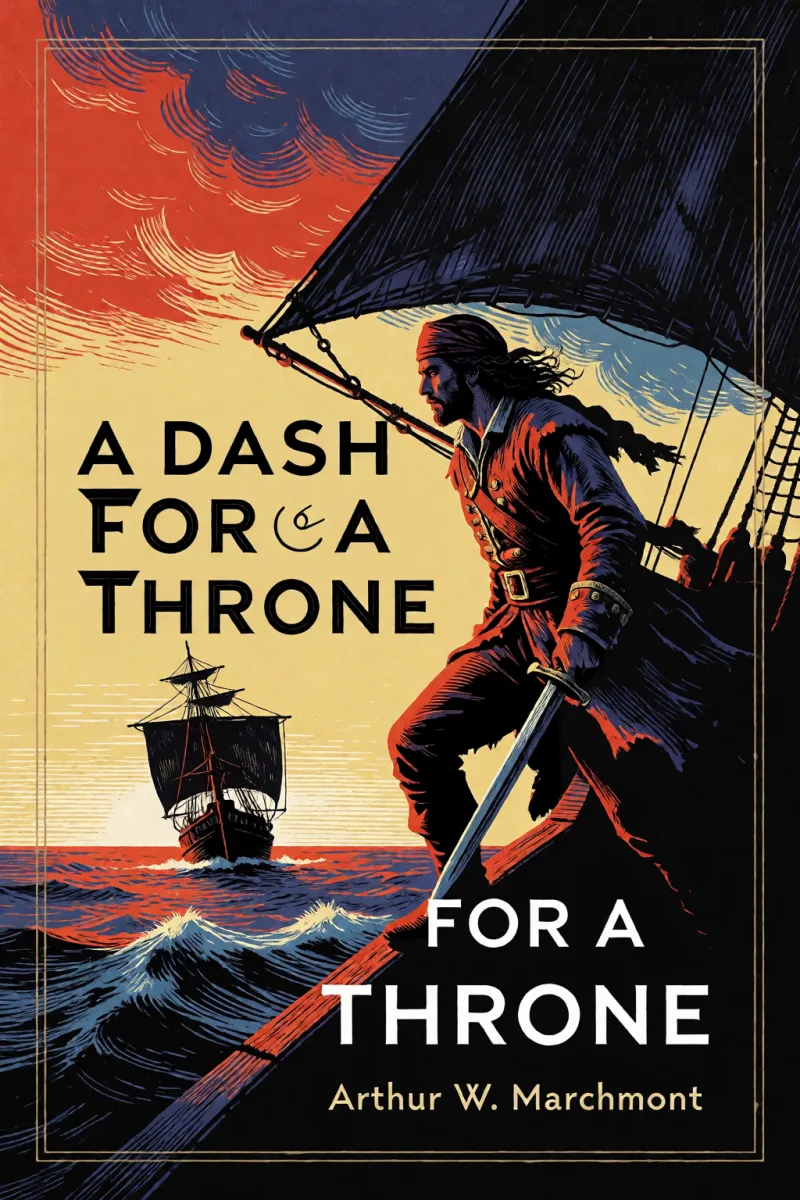 Cover of A Dash for a Throne by Arthur W. Marchmont