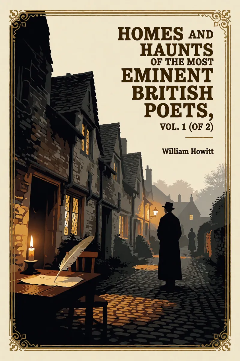 Cover of Homes and Haunts of the Most Eminent British Poets, Vol. 1 (of 2) by William Howitt