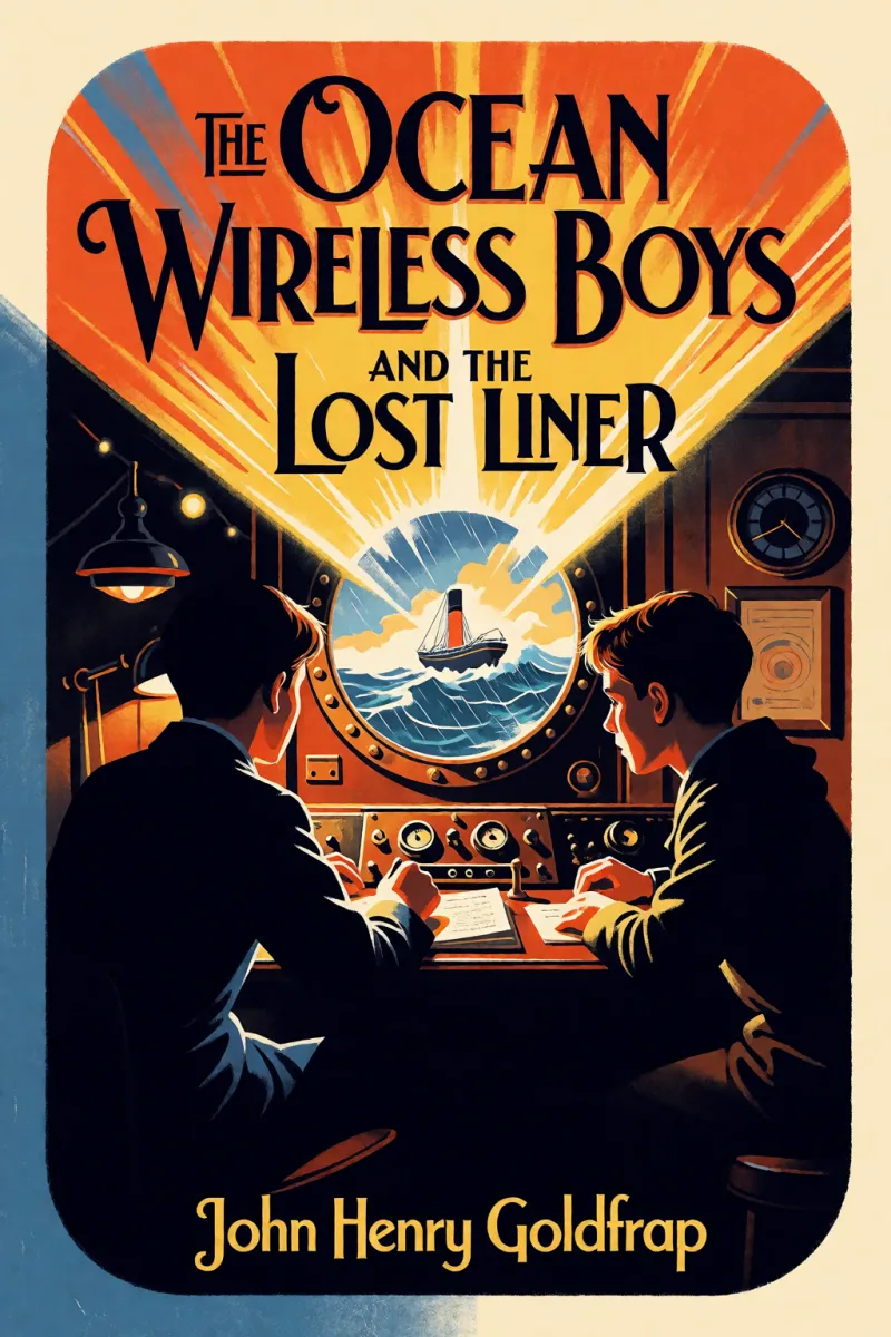 Cover of The Ocean Wireless Boys and the Lost Liner by John Henry Goldfrap