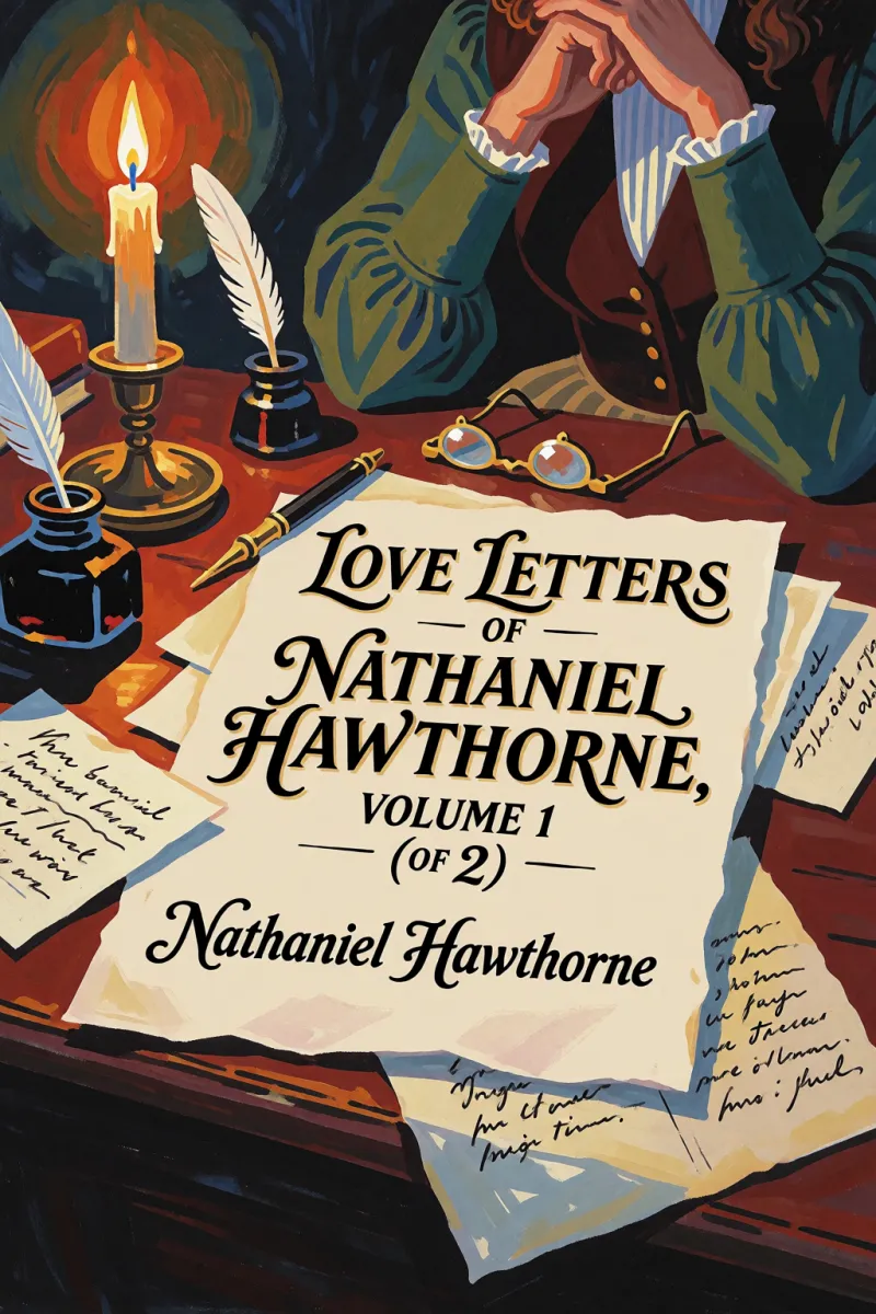 Cover of Love Letters of Nathaniel Hawthorne, Volume 1 (of 2) by Nathaniel Hawthorne