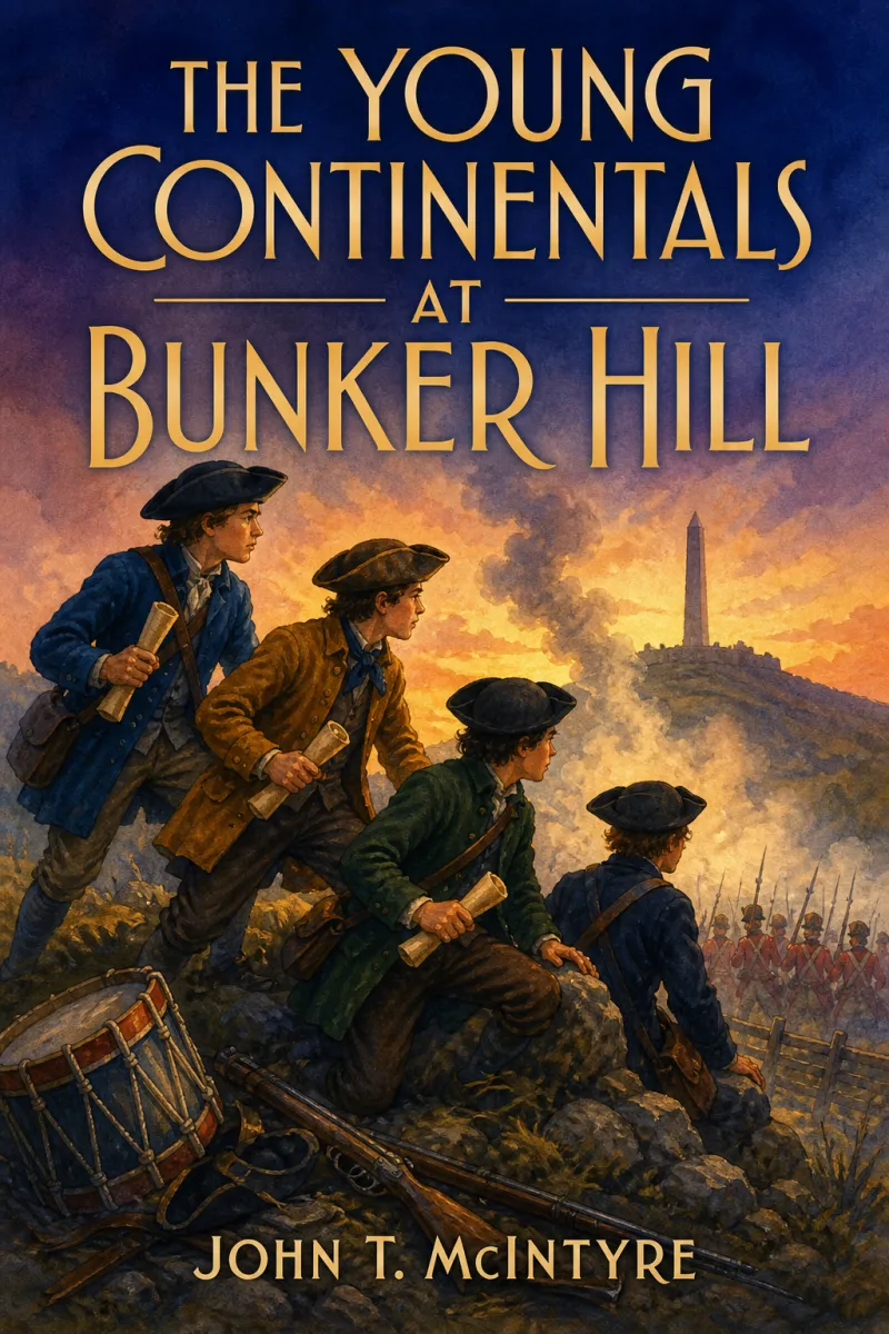 Cover of The Young Continentals at Bunker Hill by John T. McIntyre
