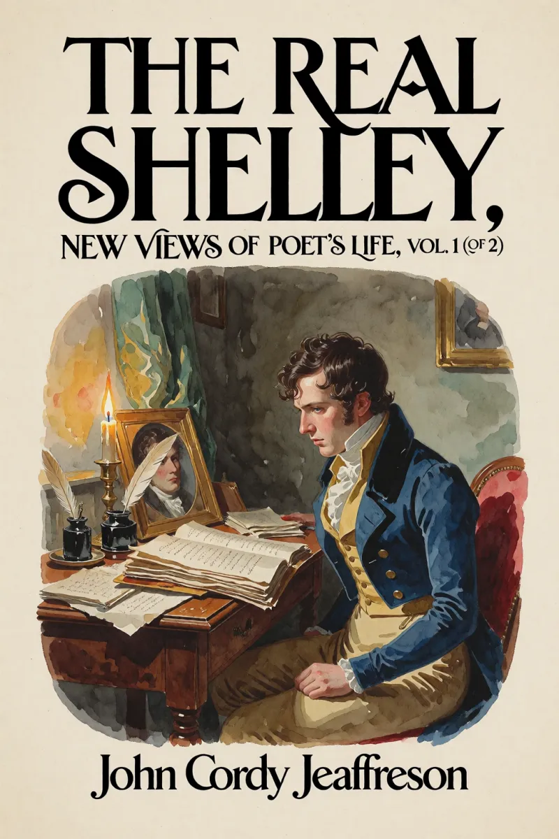 Cover of The Real Shelley. New Views of the Poet's Life. Vol. 1 (of 2) by John Cordy Jeaffreson