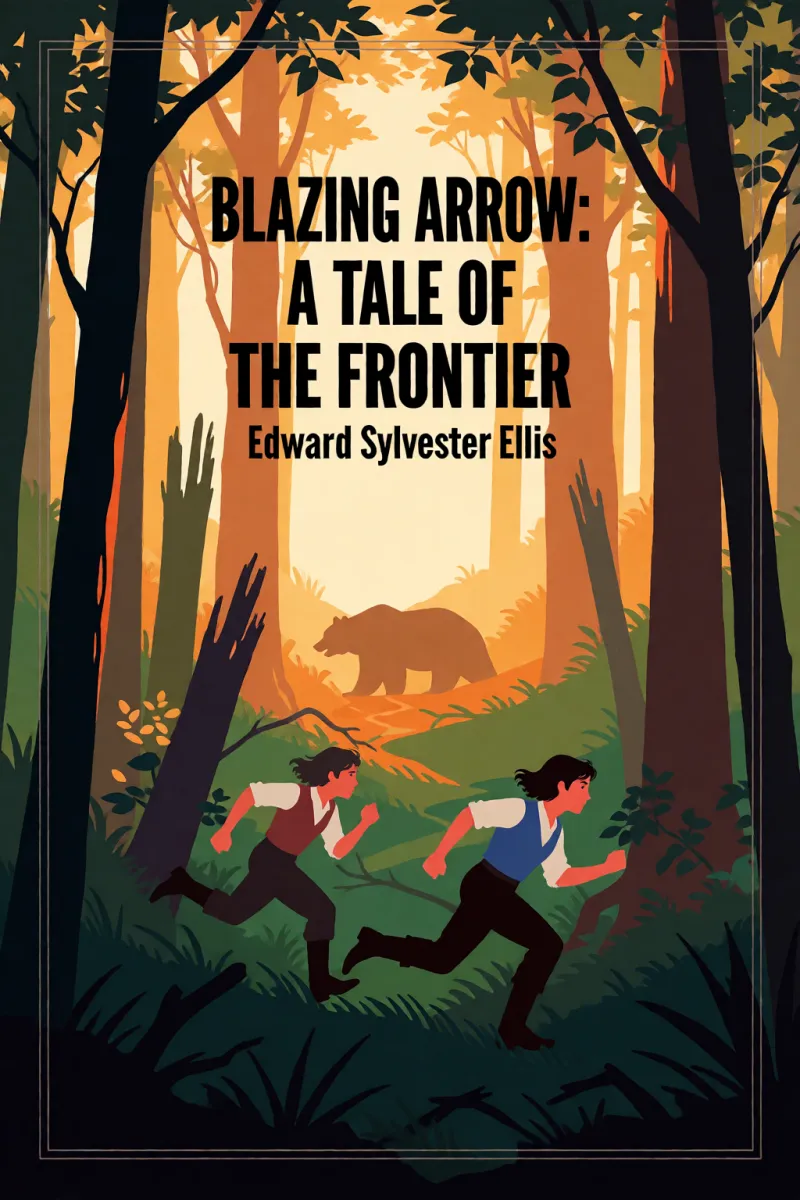Cover of Blazing Arrow: A Tale of the Frontier by Edward Sylvester Ellis
