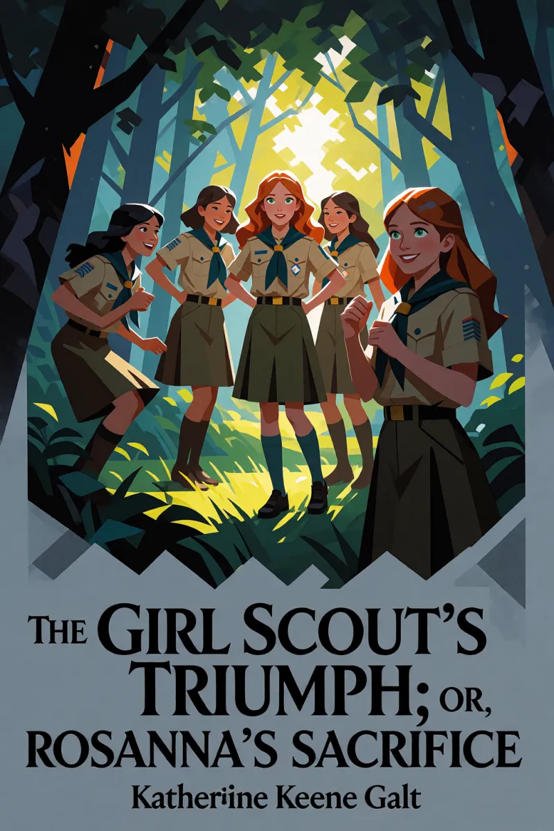 Cover of The Girl Scout's Triumph; or, Rosanna's Sacrifice by Katherine Keene Galt