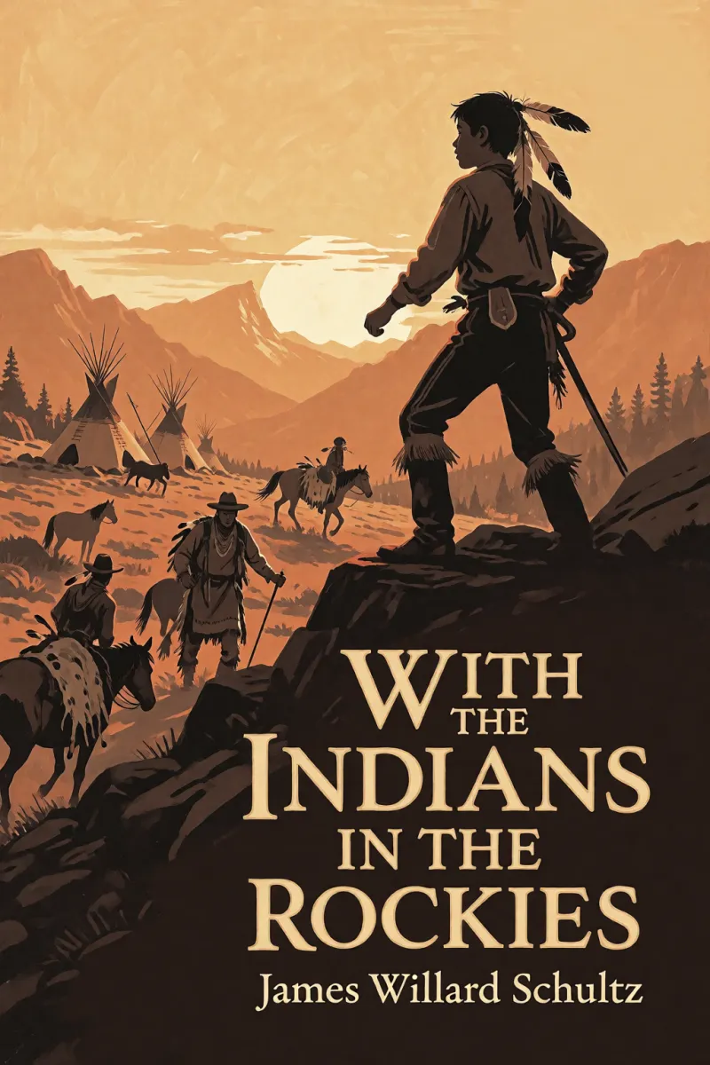 Cover of With the Indians in the Rockies by James Willard Schultz