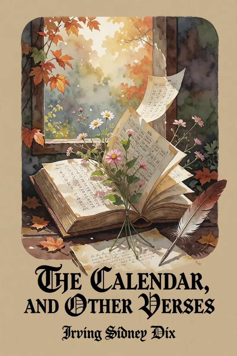 Cover of The Calendar, and Other Verses by Irving Sidney Dix