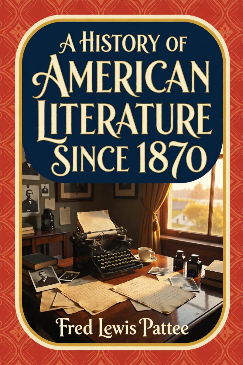 Cover of A History of American Literature Since 1870 by Fred Lewis Pattee