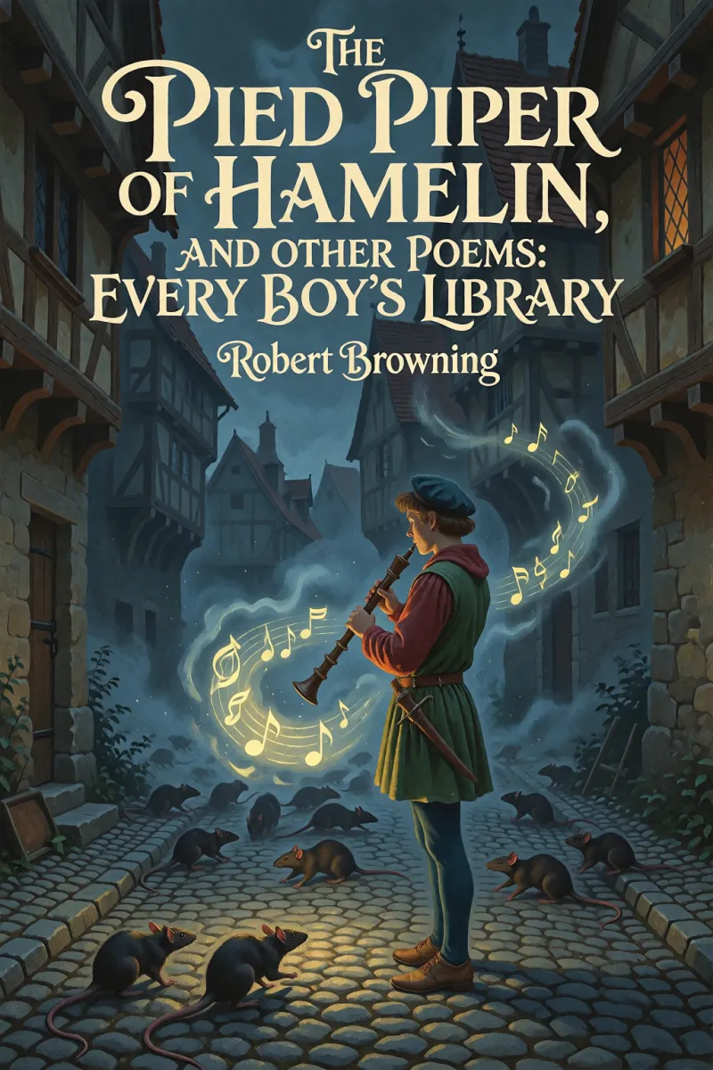 Cover of The Pied Piper of Hamelin, and Other Poems: Every Boy's Library by Robert Browning