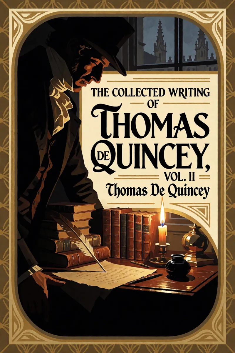Cover of The Collected Writing of Thomas De Quincey, Vol. II by Thomas De Quincey