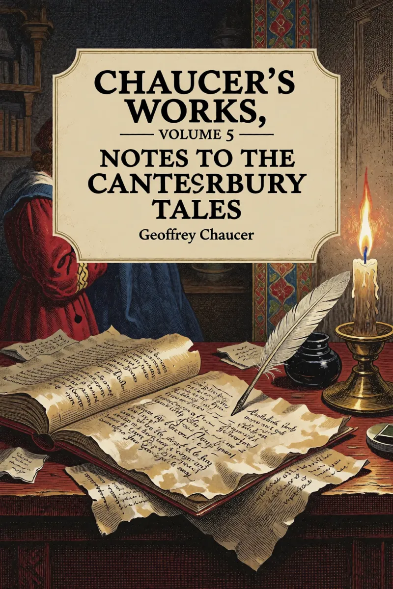 Cover of Chaucer's Works, Volume 5 — Notes to the Canterbury Tales by Geoffrey Chaucer
