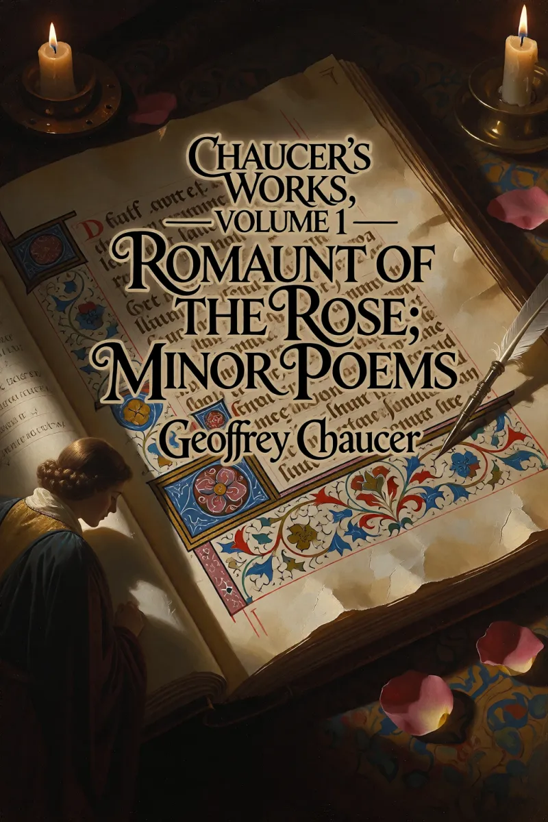 Cover of Chaucer's Works, Volume 1 — Romaunt of the Rose; Minor Poems by Geoffrey Chaucer