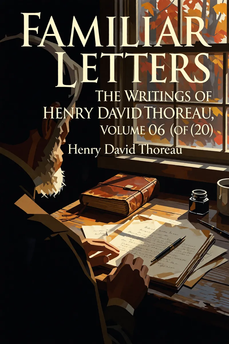 Cover of Familiar Letters: The Writings of Henry David Thoreau, Volume 06 (of 20) by Henry David Thoreau