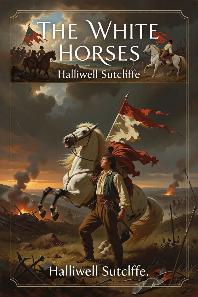 Cover of The White Horses by Halliwell Sutcliffe