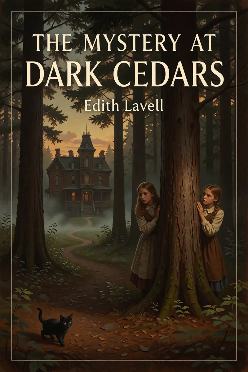 Cover of The Mystery at Dark Cedars by Edith Lavell