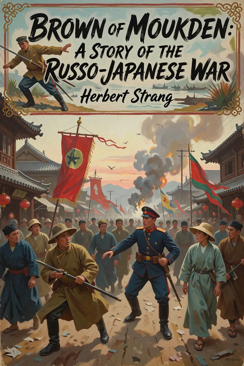Cover of Brown of Moukden: A Story of the Russo-Japanese War by Herbert Strang