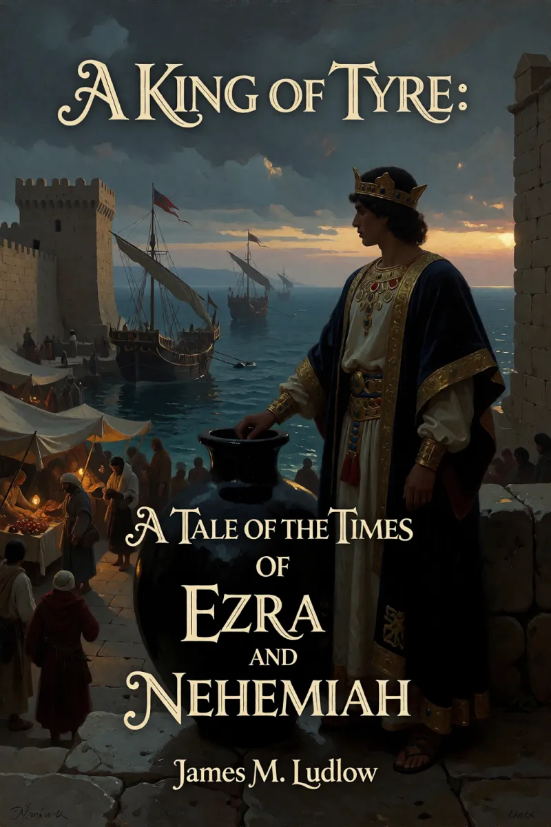Cover of A King of Tyre: A Tale of the Times of Ezra and Nehemiah by James M. Ludlow