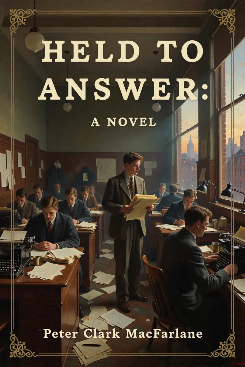 Cover of Held to Answer: A Novel by Peter Clark MacFarlane