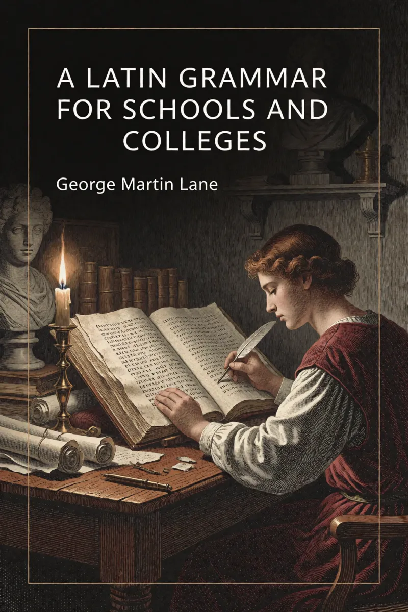 Cover of A Latin Grammar for Schools and Colleges by George Martin Lane