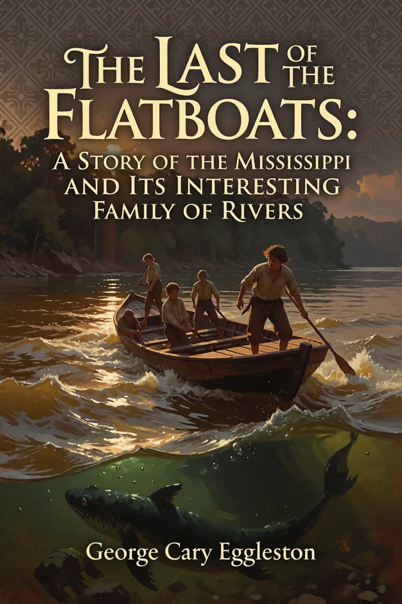 Cover of The Last of the Flatboats: A Story of the Mississippi and Its Interesting Family of Rivers by George Cary Eggleston
