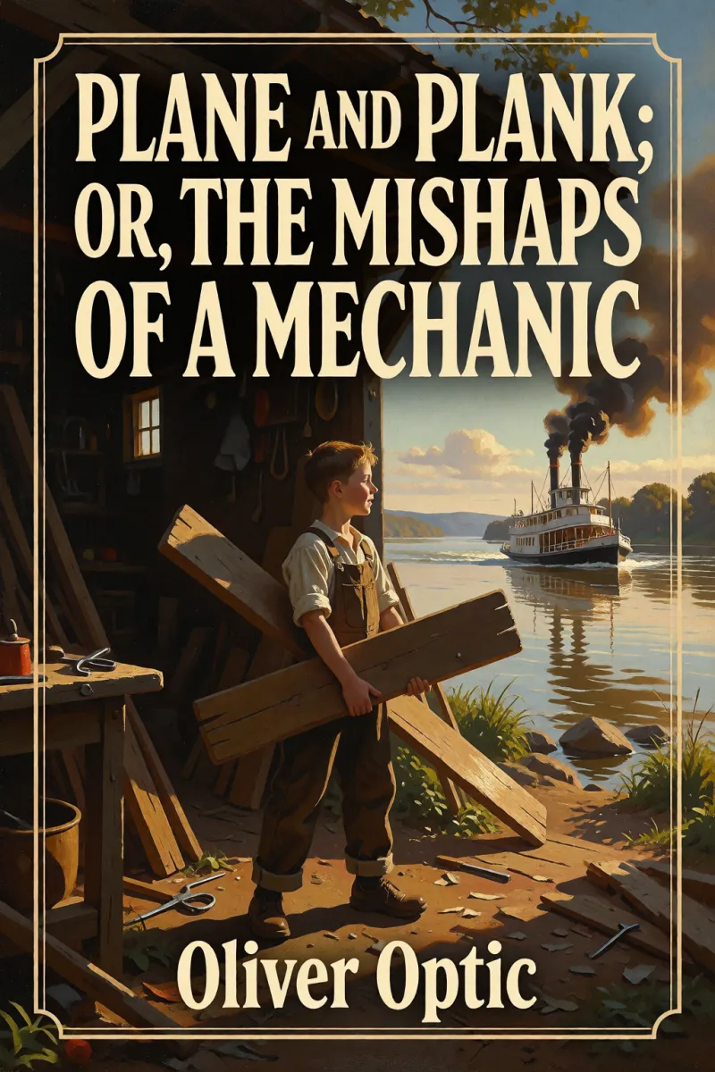Cover of Plane and Plank; or, The Mishaps of a Mechanic by Oliver Optic