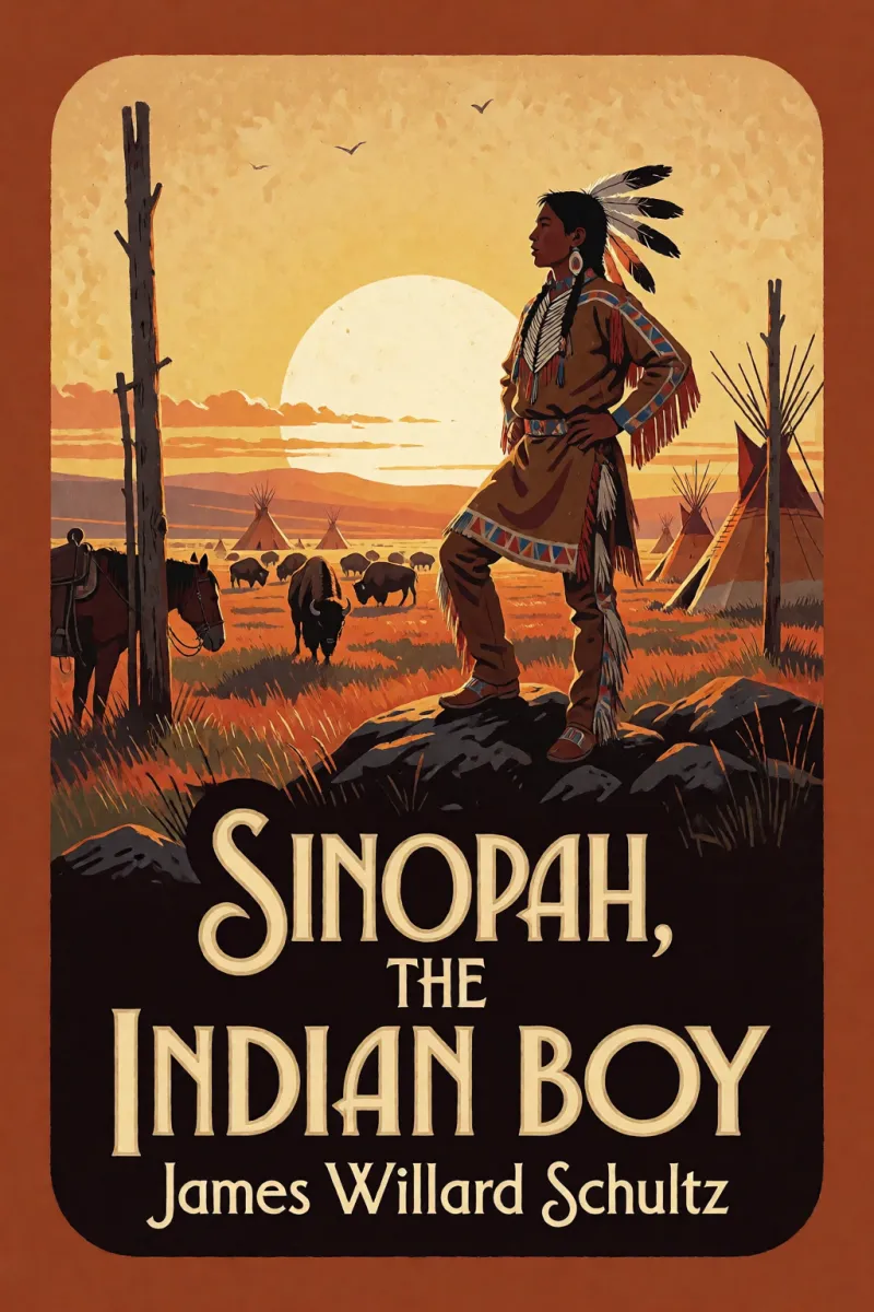Cover of Sinopah, the Indian Boy by James Willard Schultz
