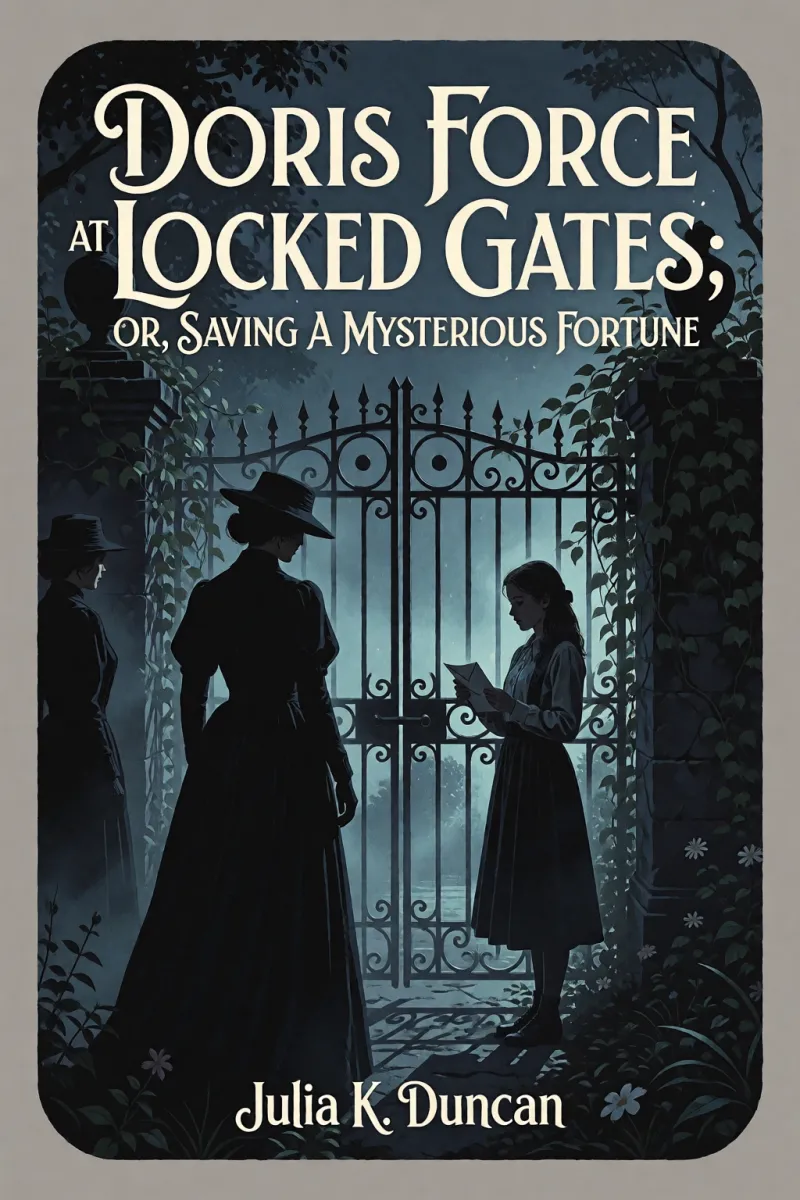 Cover of Doris Force at Locked Gates; Or, Saving a Mysterious Fortune by Julia K. Duncan