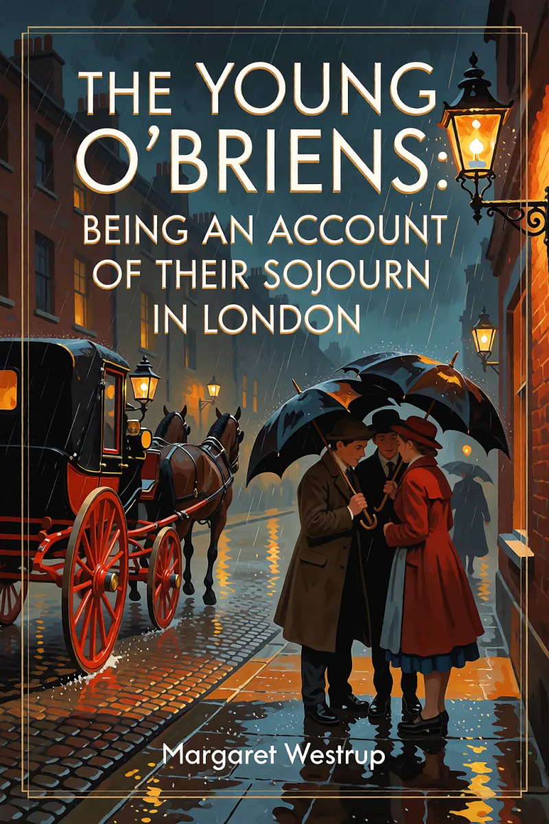 Cover of The Young O'Briens: Being an Account of Their Sojourn in London by Margaret Westrup