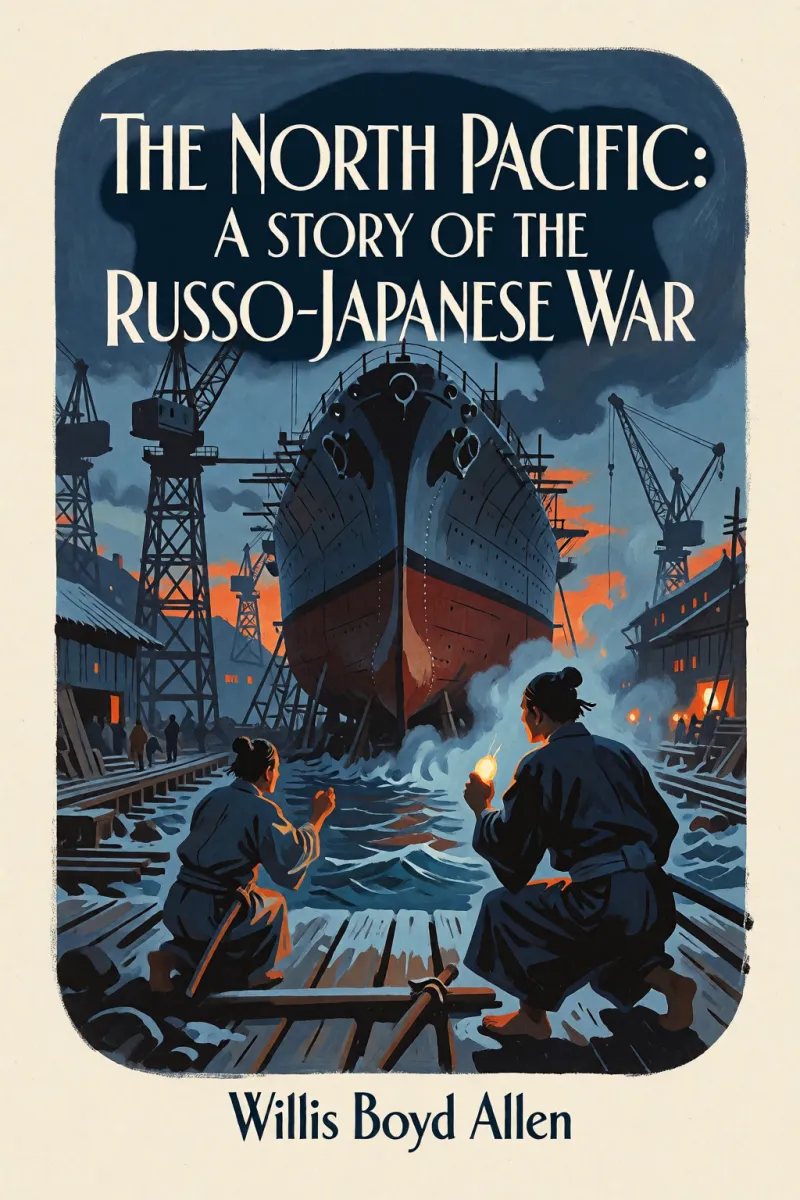 Cover of The North Pacific: A Story of the Russo-Japanese War by Willis Boyd Allen