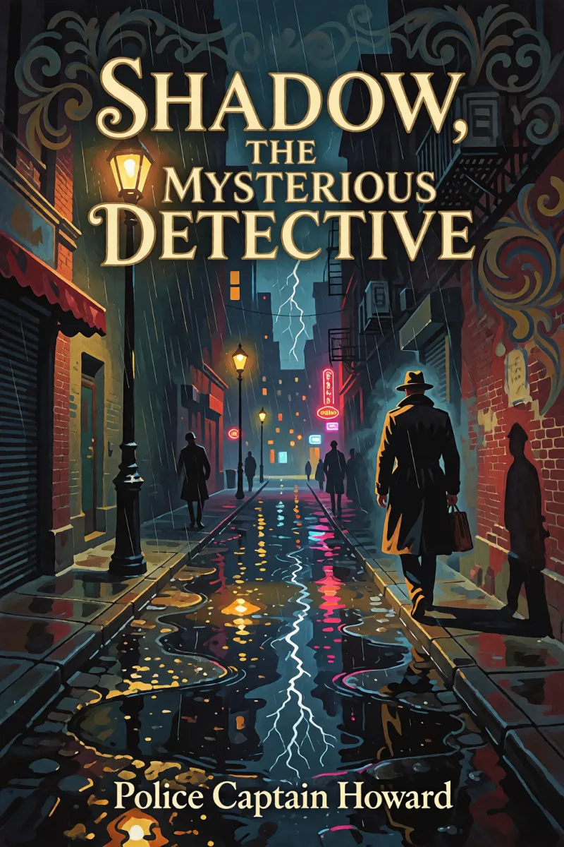 Cover of Shadow, the Mysterious Detective by Police Captain Howard