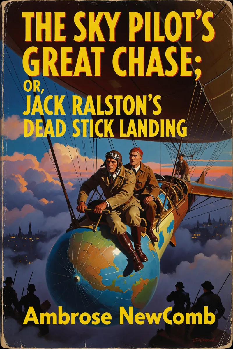Cover of The Sky Pilot's Great Chase; Or, Jack Ralston's Dead Stick Landing by Ambrose Newcomb