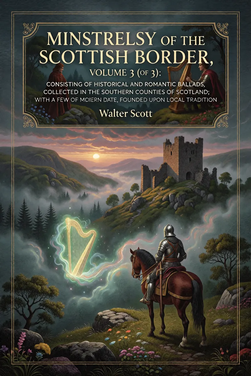 Cover of Minstrelsy of the Scottish Border, Volume 3 (of 3): Consisting of Historical and Romantic Ballads, Collected in the Southern Counties of Scotland; with a Few of Modern Date, Founded Upon Local Tradition by Walter Scott