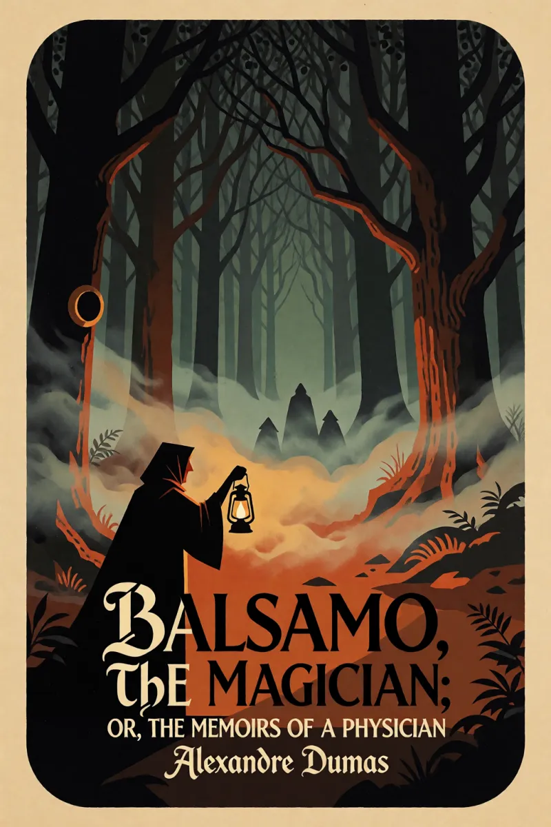 Cover of Balsamo, the magician; or, the memoirs of a physician by Alexandre Dumas