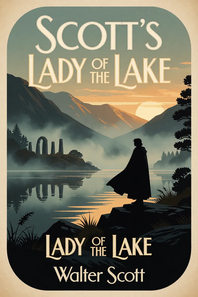 Cover of Scott's Lady of the Lake by Walter Scott