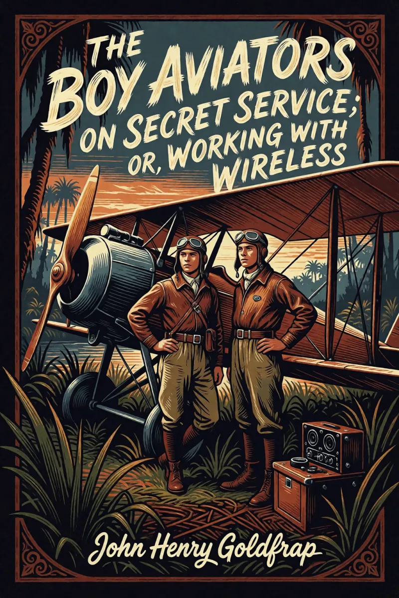 Cover of The Boy Aviators on Secret Service; Or, Working with Wireless by John Henry Goldfrap