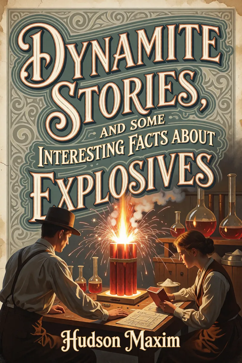 Cover of Dynamite Stories, and Some Interesting Facts About Explosives by Hudson Maxim
