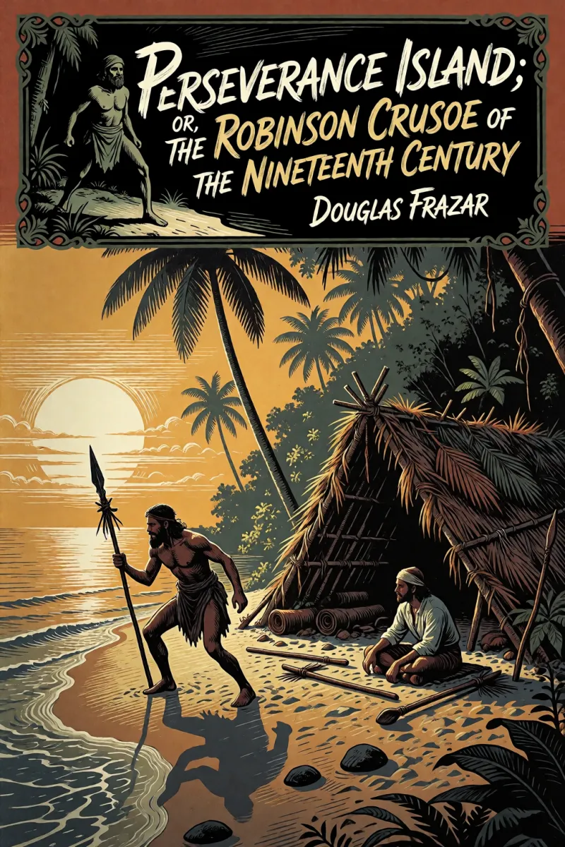 Cover of Perseverance Island; Or, The Robinson Crusoe of the Nineteenth Century by Douglas Frazar