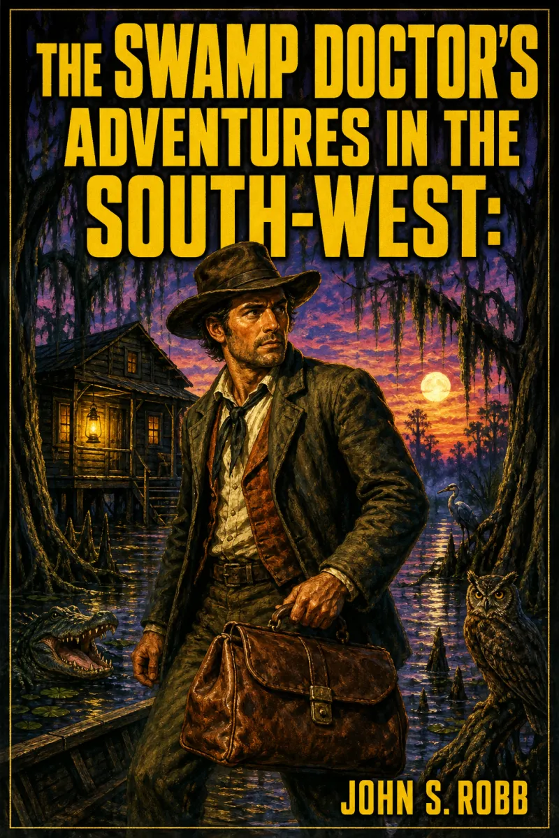 Cover of The Swamp Doctor's Adventures in The South-West: Containing the Whole of The Louisiana Swamp Doctor; Streaks of Squatter Life; and Far-Western Scenes; In a Series of Forty-Two Humorous Southern and Western Sketches, Descriptive of Incidents and Character by John S. Robb