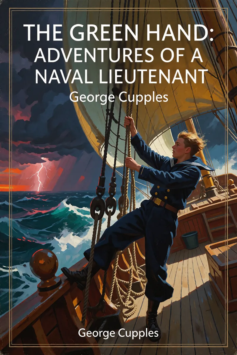 Cover of The Green Hand: Adventures of a Naval Lieutenant by George Cupples