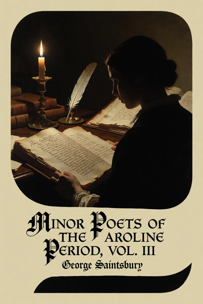 Cover of Minor Poets of the Caroline Period, Vol. III by George Saintsbury