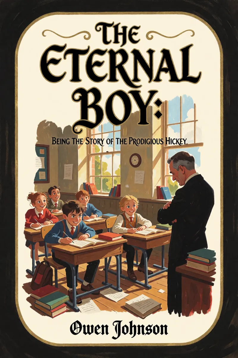 Cover of The Eternal Boy: Being the Story of the Prodigious Hickey by Owen Johnson
