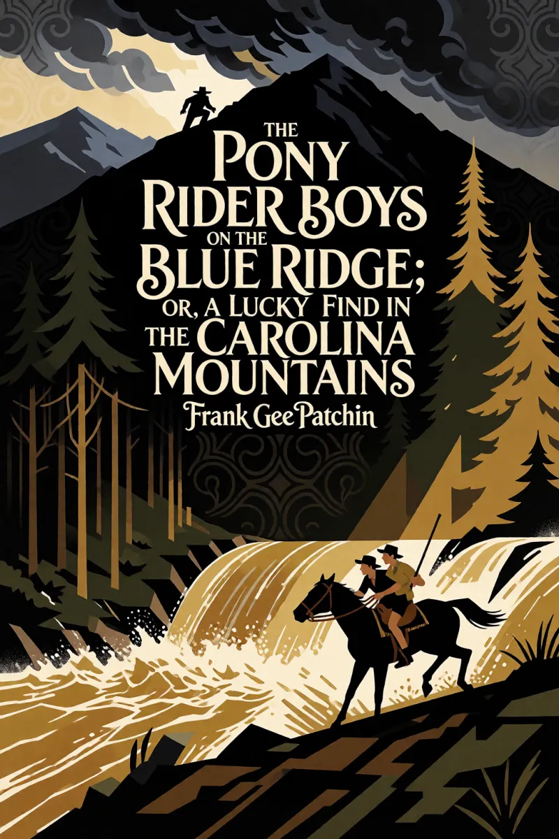 Cover of The Pony Rider Boys on the Blue Ridge; or, A Lucky Find in the Carolina Mountains by Frank Gee Patchin