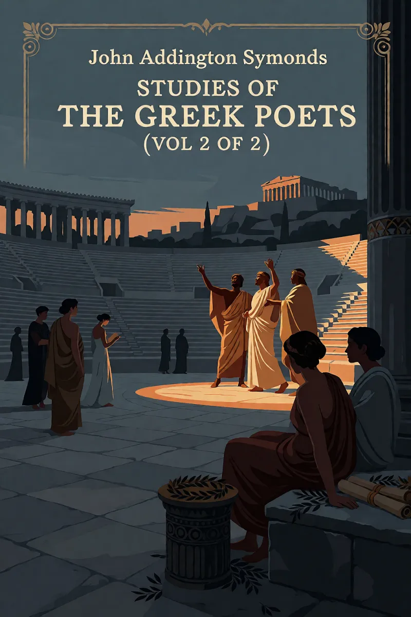 Cover of Studies of the Greek Poets (Vol 2 of 2) by John Addington Symonds