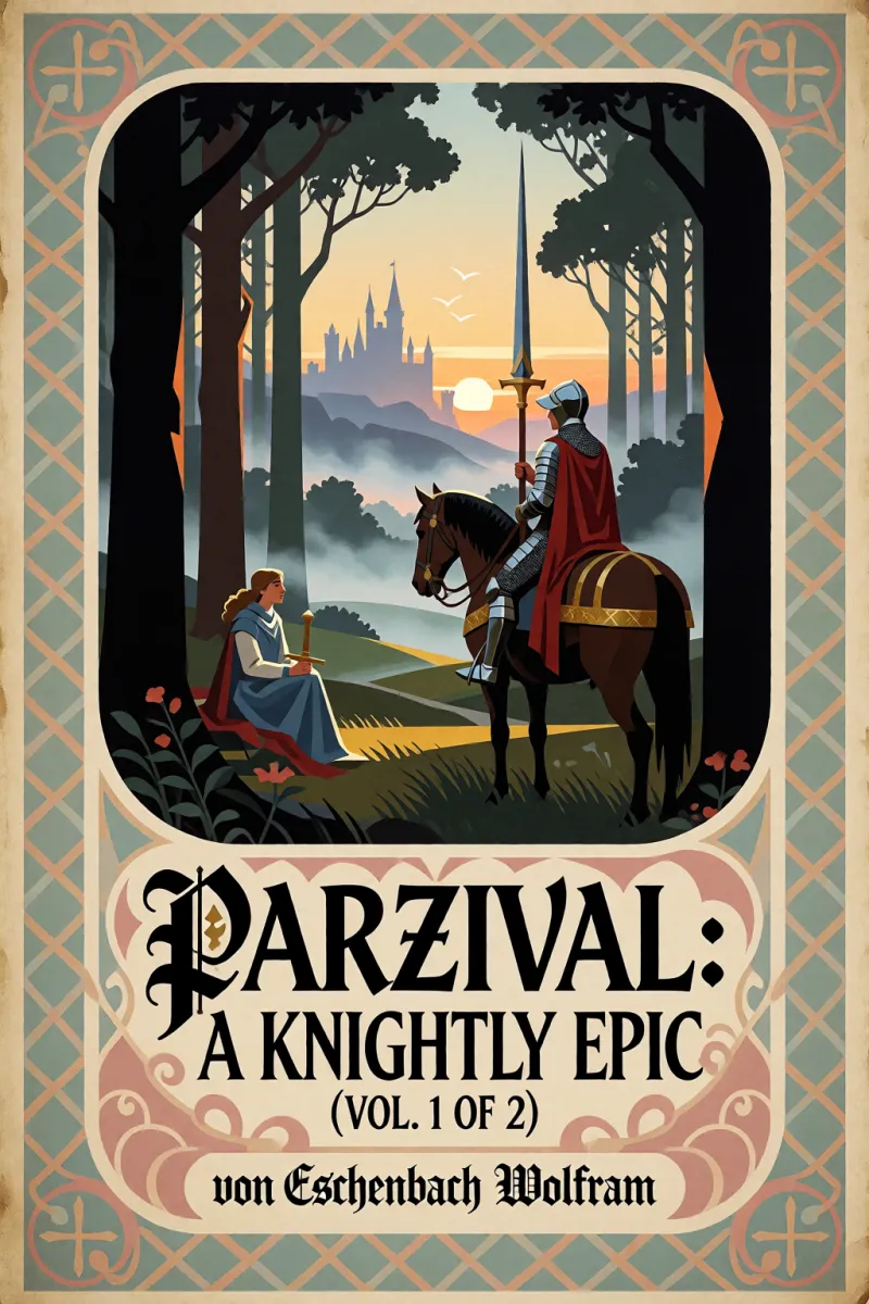 Cover of Parzival: A Knightly Epic (vol. 1 of 2) by von Eschenbach Wolfram