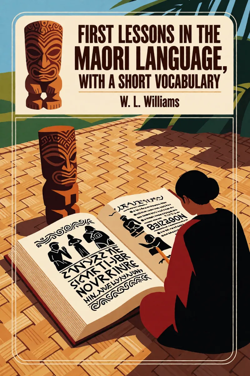 Cover of First Lessons in the Maori Language, with a Short Vocabulary by W. L. Williams