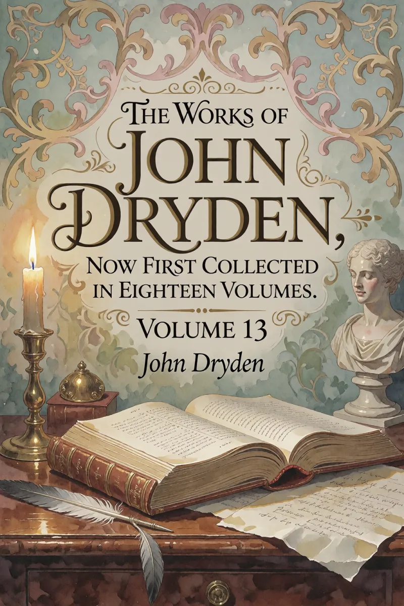 Cover of The works of John Dryden, now first collected in eighteen volumes. Volume 13 by John Dryden